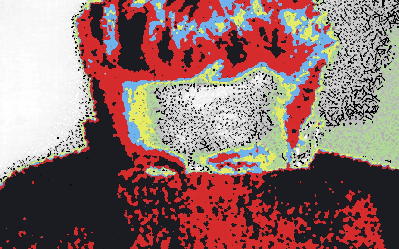 Connected Dots effect example