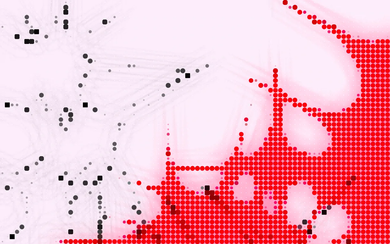 Dot Grid effect example